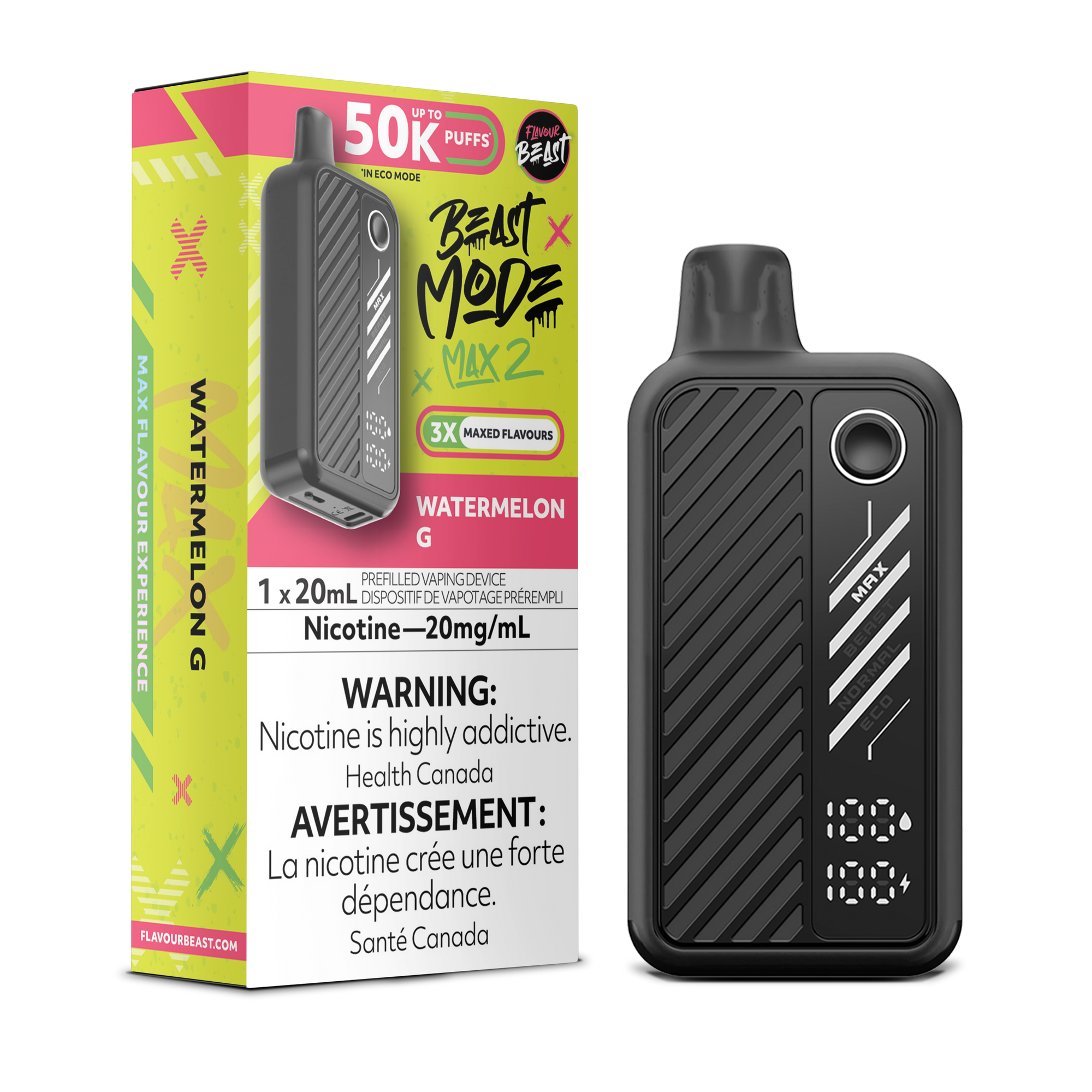 Flavour Beast Beast Mode Max 2 Watermelon G - 50K