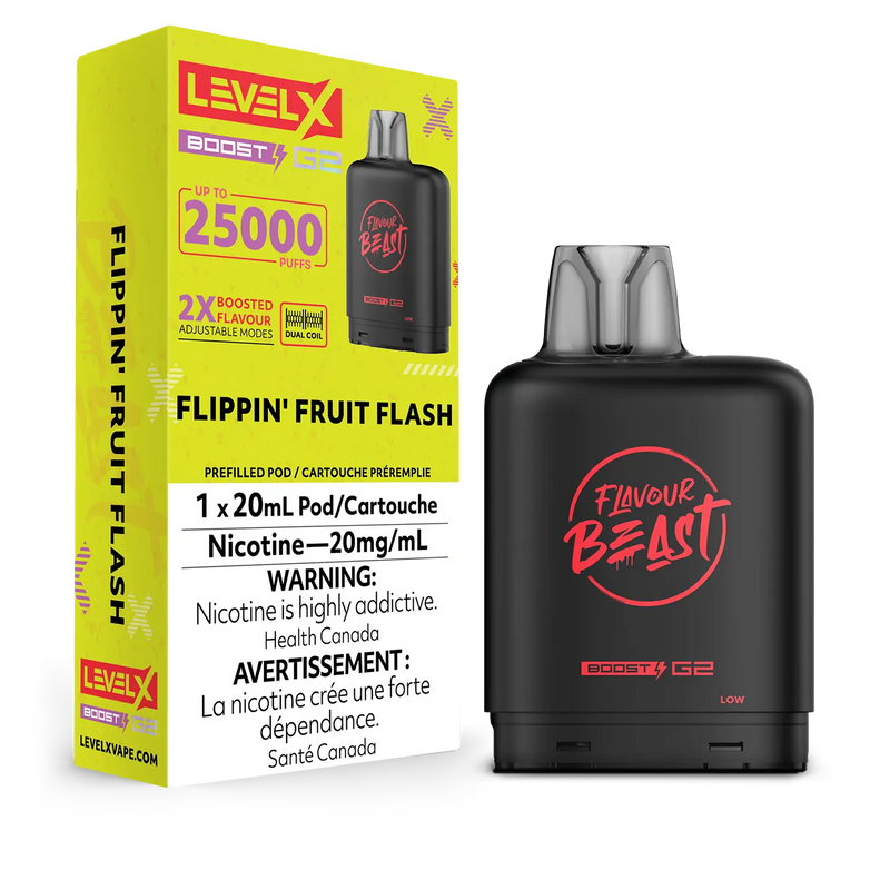Flavour Beast Level X G2 Boost 25K - Flippin' Fruit Flash