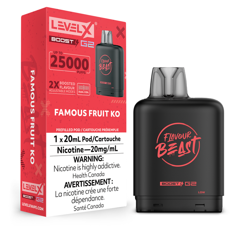 Flavour Beast Level X G2 Boost 25K - Famous Fruit KO