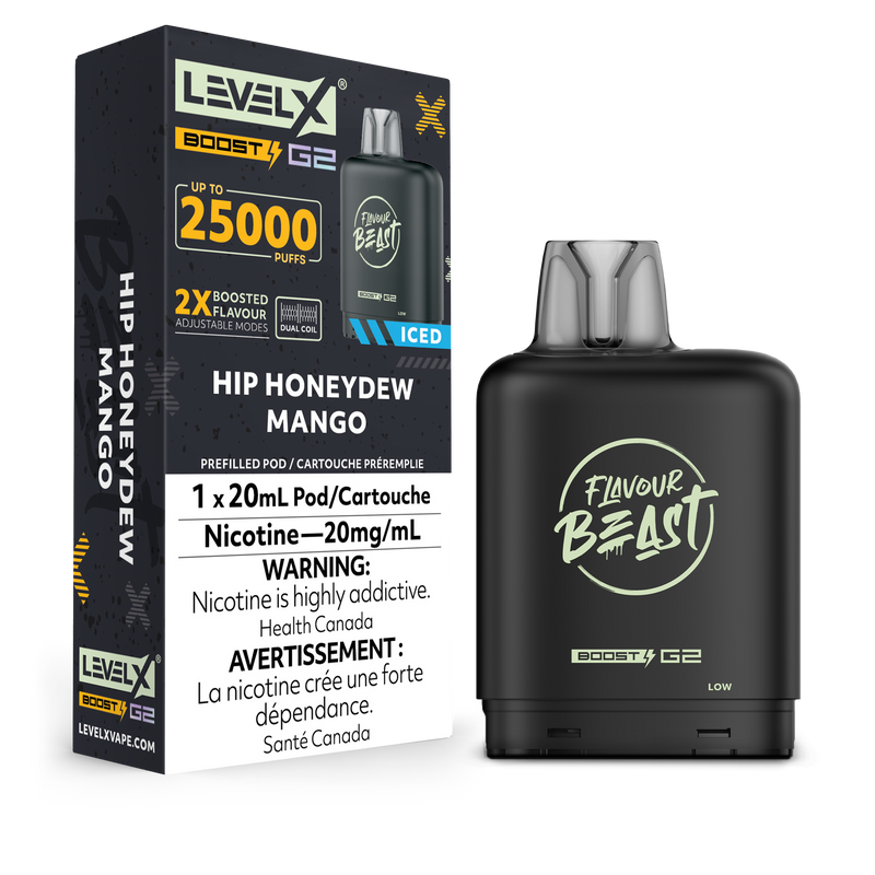 Flavour Beast Level X G2 Boost 25K - Hip Honeydew Mango (Iced)