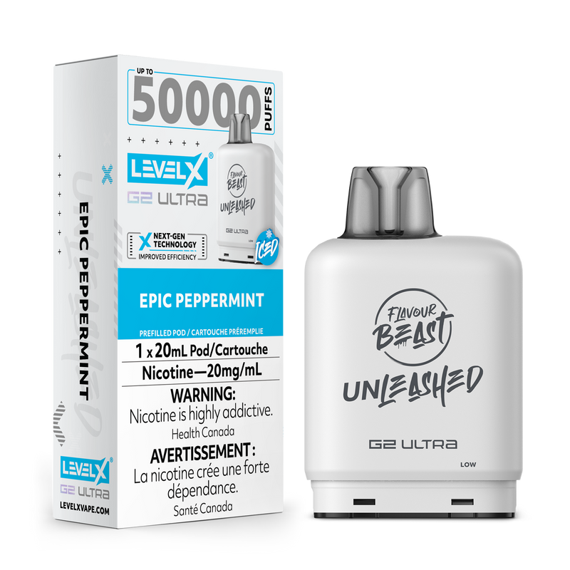 Flavour Beast Level X G2 Ultra 50K - Epic Peppermint (Iced)