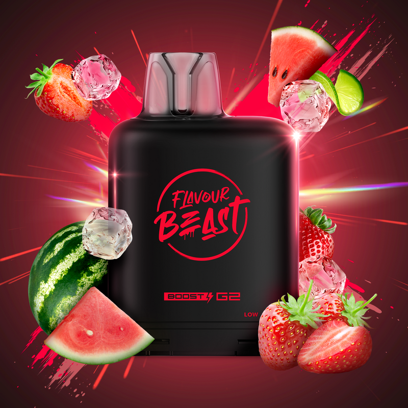 Flavour Beast Level X G2 Boost 25K - Savage Strawberry Watermelon