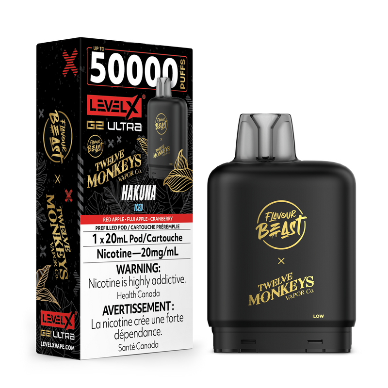 Flavour Beast Level X G2 Ultra 50K - Hakuna (Iced)