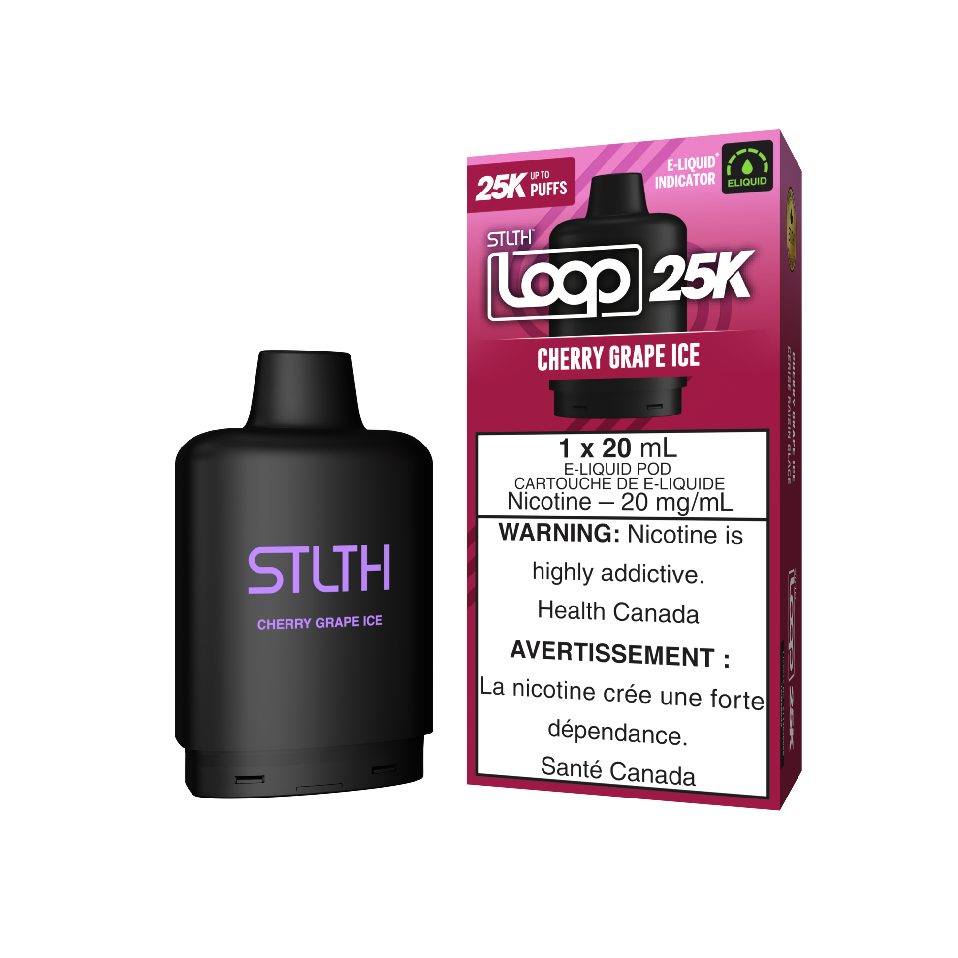 Stlth Loop 25K - Cherry Grape Ice