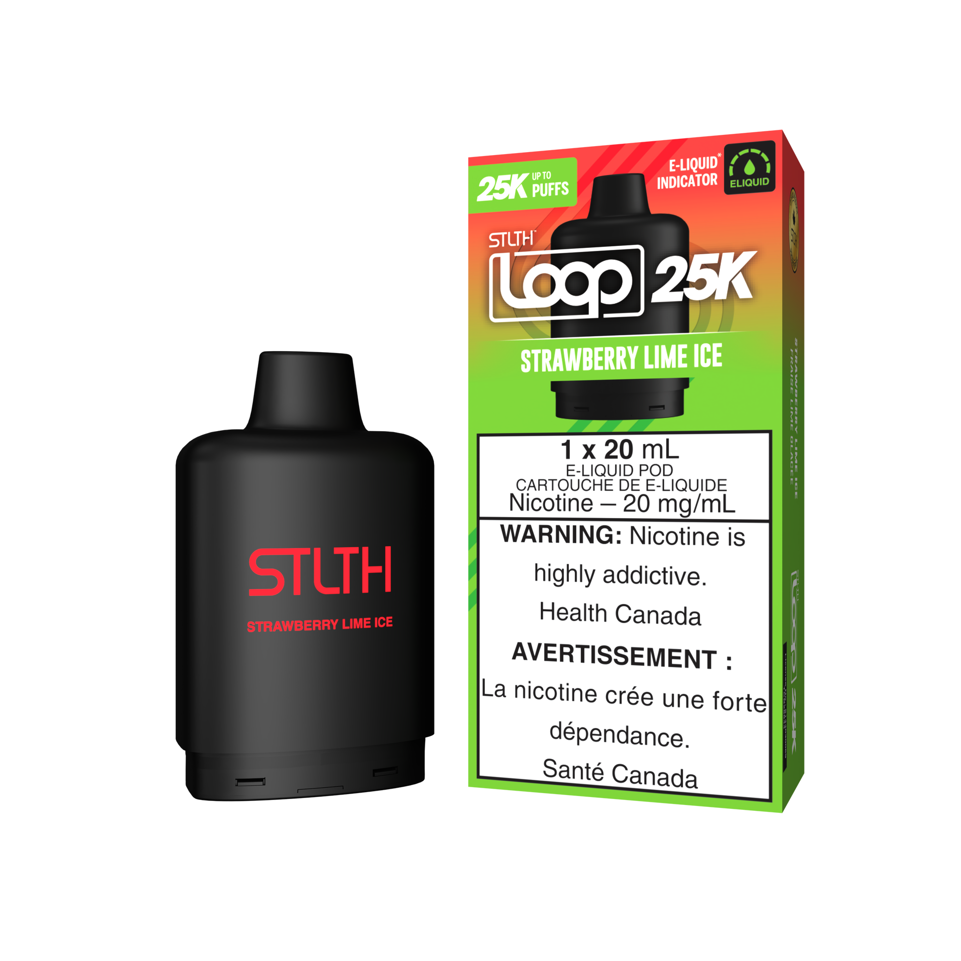 Stlth Loop 25K - Strawberry Lime Ice