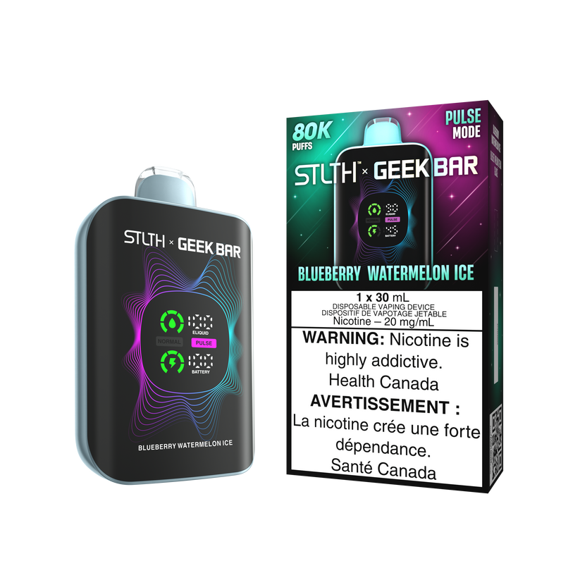 Stlth X Geek Bar - Blueberry Watermelon Ice (80K)