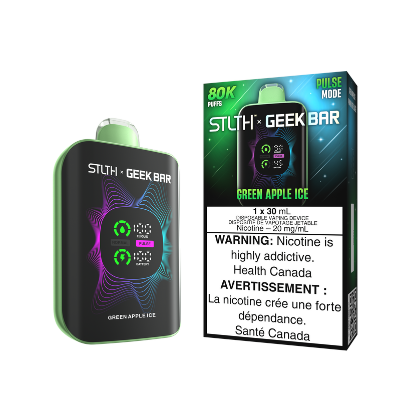 Stlth X Geek Bar - Green Apple Ice (80K)