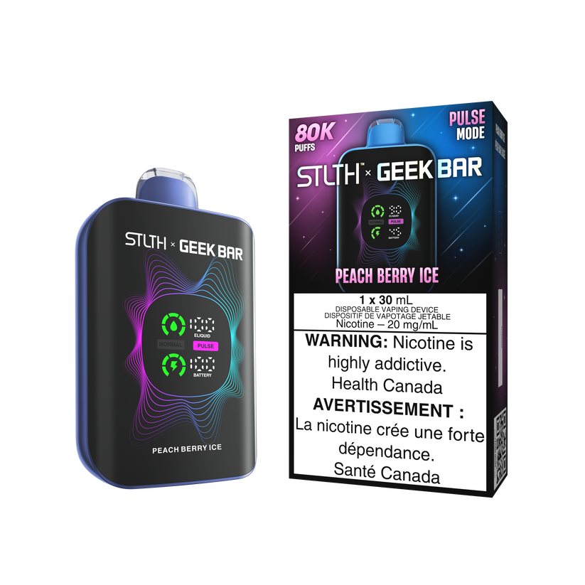 Stlth X Geek Bar - Peach Berry Ice (80K)