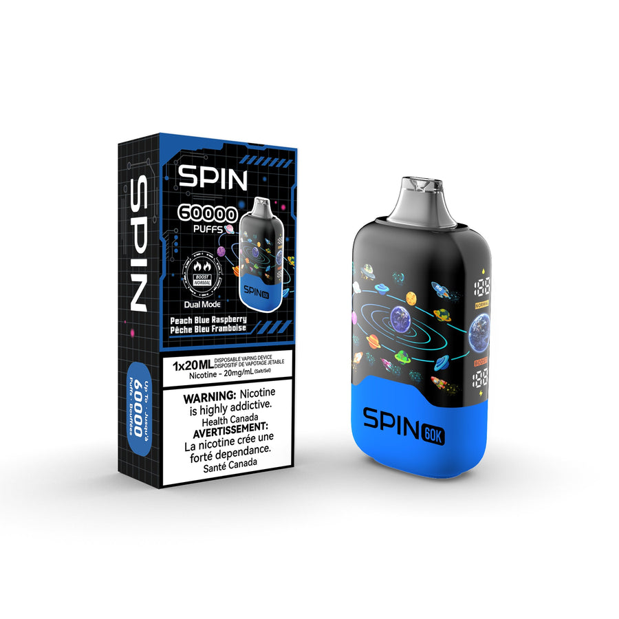 Spin 60K - Peach Blue Raspberry