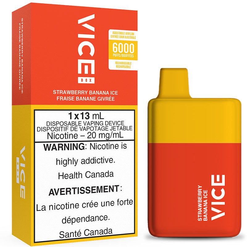 Vice Box 6000 - Strawberry Banana Ice